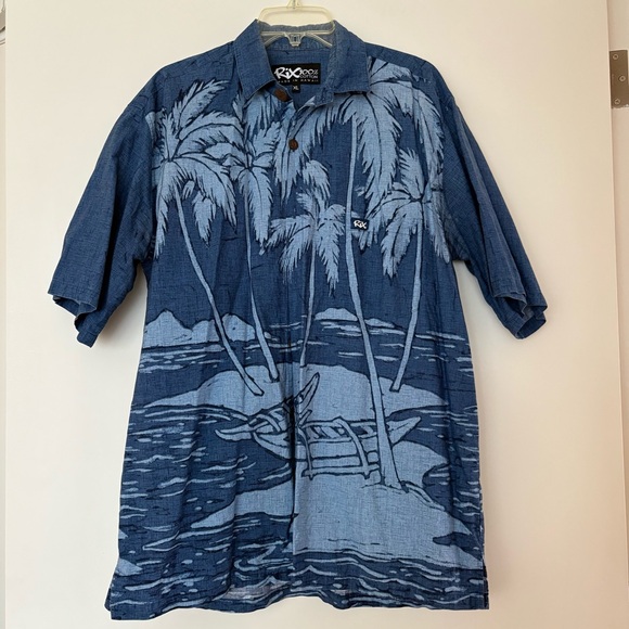 RIX Island Wear Hawaiian Shirt for Men - Picture 1 of 11